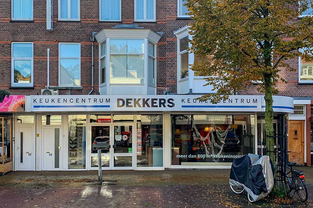 dekkers_gevel_2023 Voorgevel Dekkers Keukencentrum Rijswijk